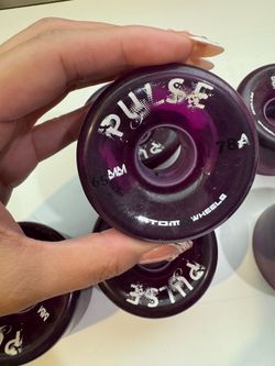 Atom pulse wheels dark purple