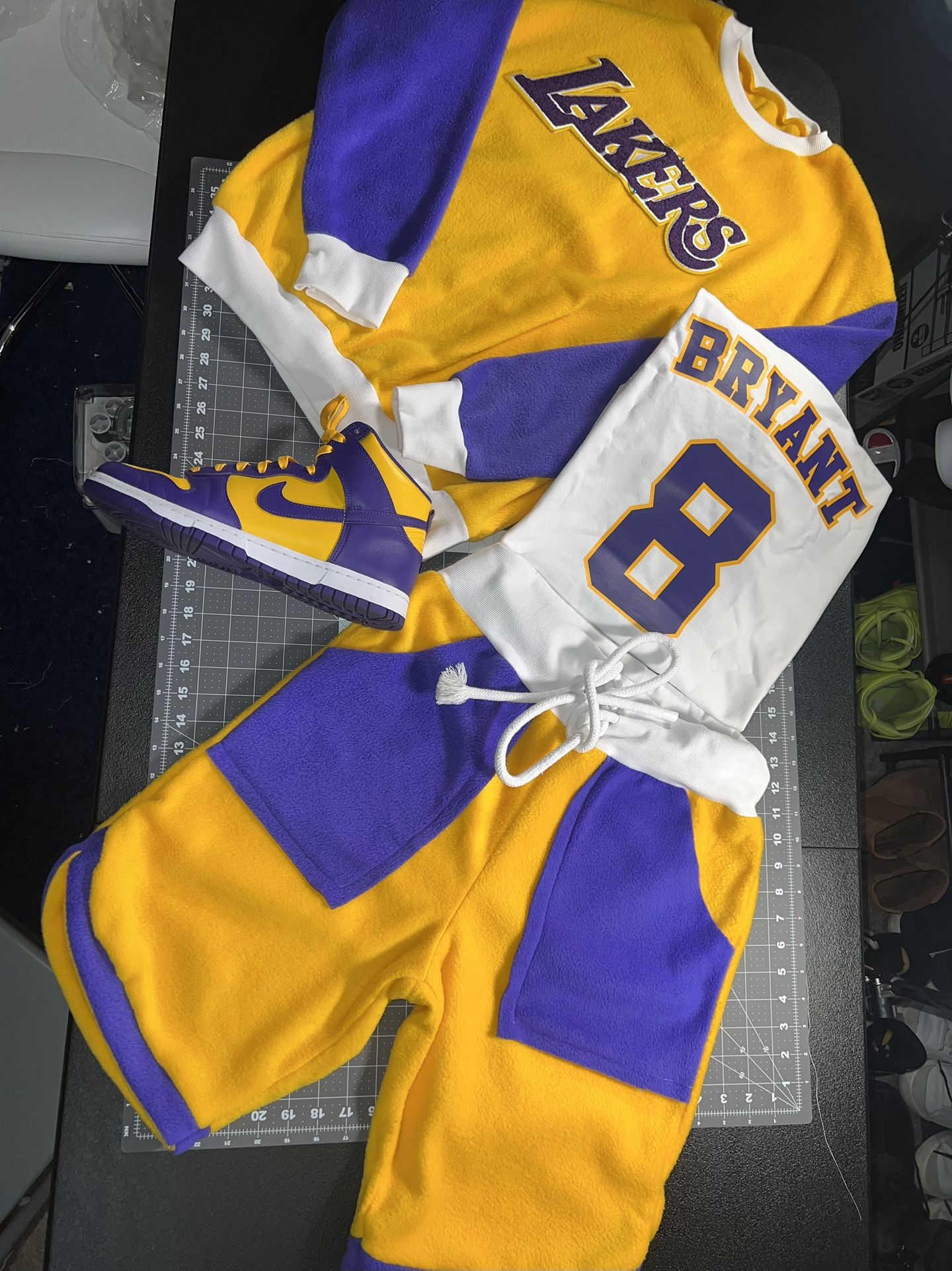 KOBE BRYANT Lakers Custom Short Set