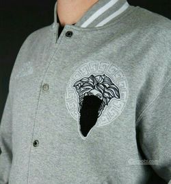 O.G. Crooks and Castles Bandito Medusa Baseball Stadium Varsity Sweat Jacket 2008