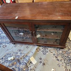 Wood Tv Stand Entertainment Center Cabinet 
