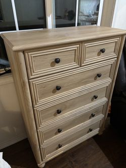 Wood farmhouse dresser