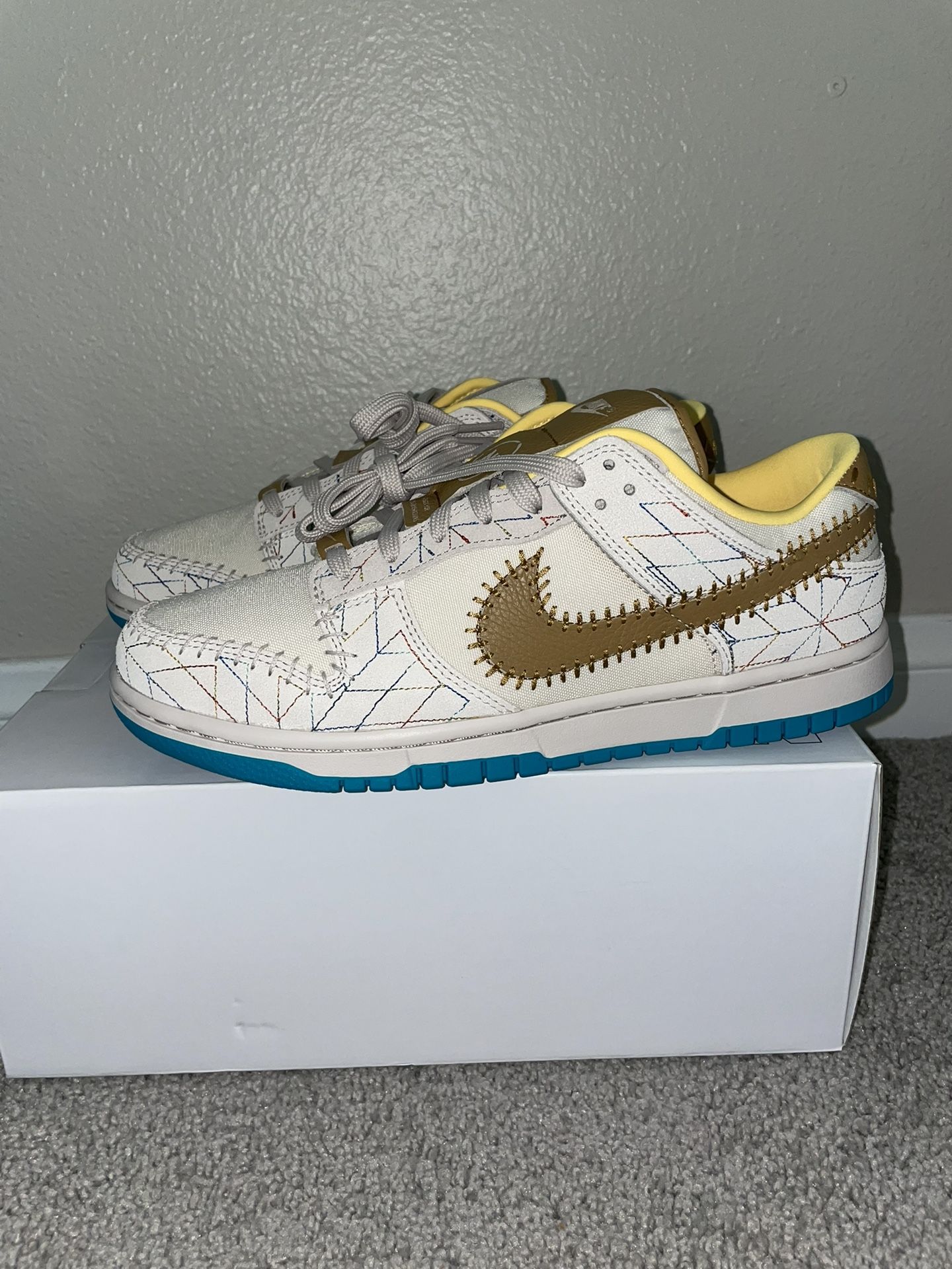 NIKE DUNK LOW N7 BY YOU KYRIE IRVING CUSTOM SIZE 8.5