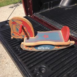 1950’s Small Wood Rocking Horse 