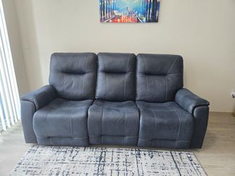 Modern Recliner Sofa, $200  Firm