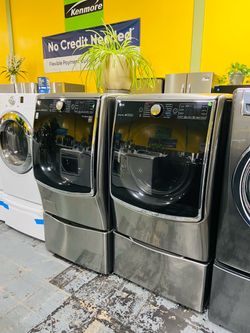 Lavadora y secadora a pagos flexibles
