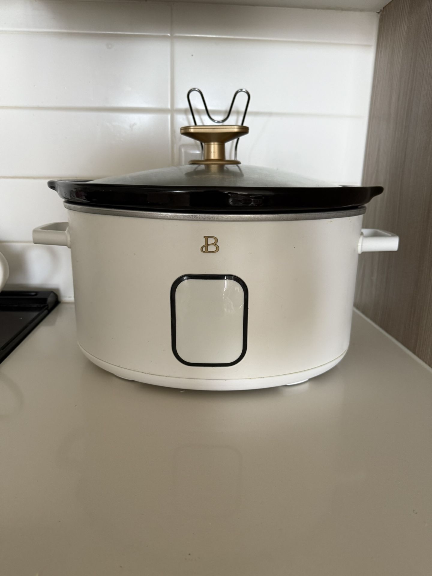 White Beautiful Crockpot