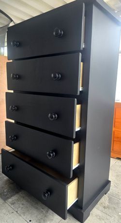 Solid wood dresser.