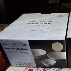 New Gordon Ramsay Dipping Bowls Set 