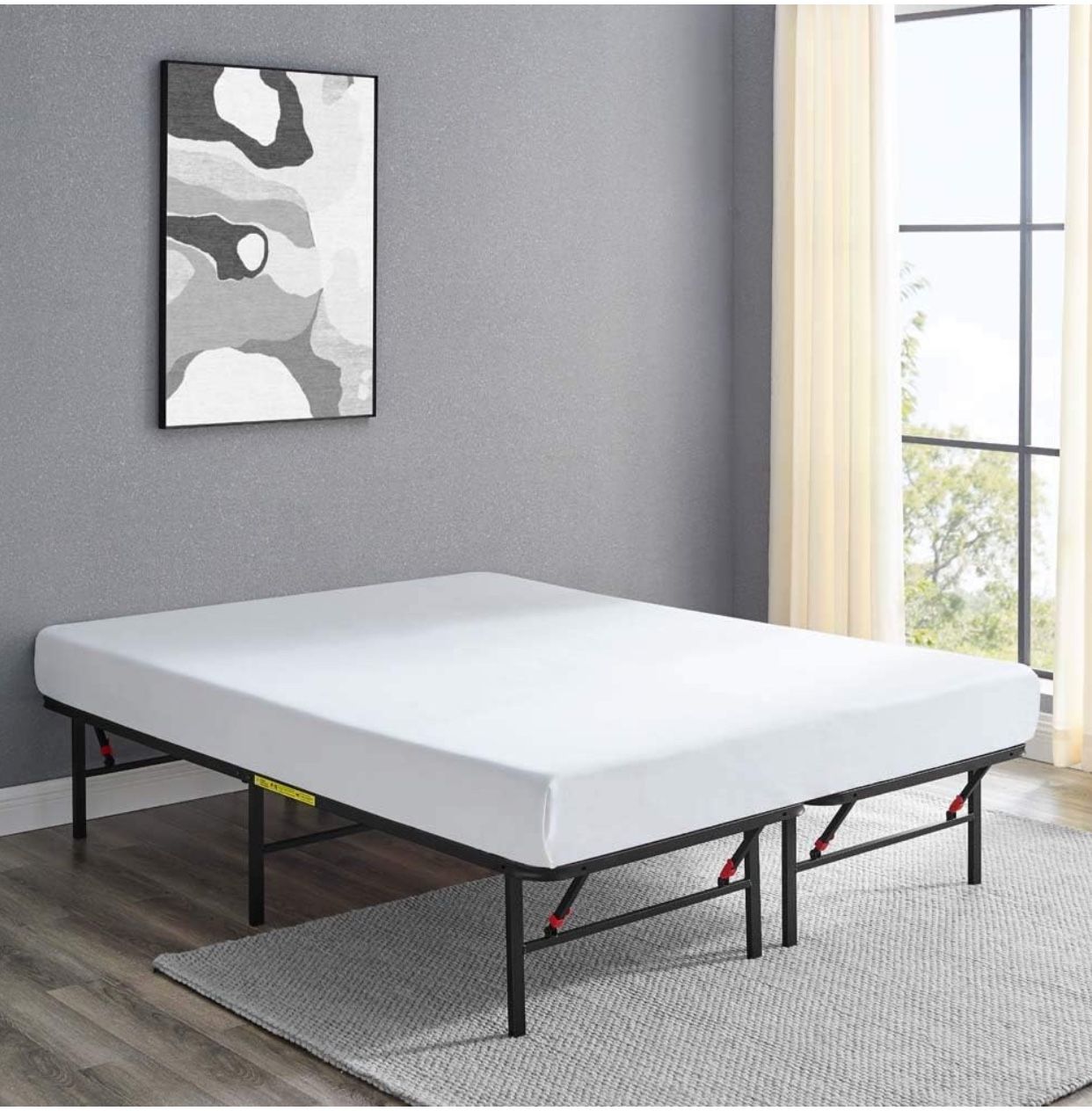 Bed Frame Metal Foldable 