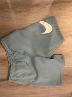 Brand New Large Nike Fleece Shorts Baby Blue!