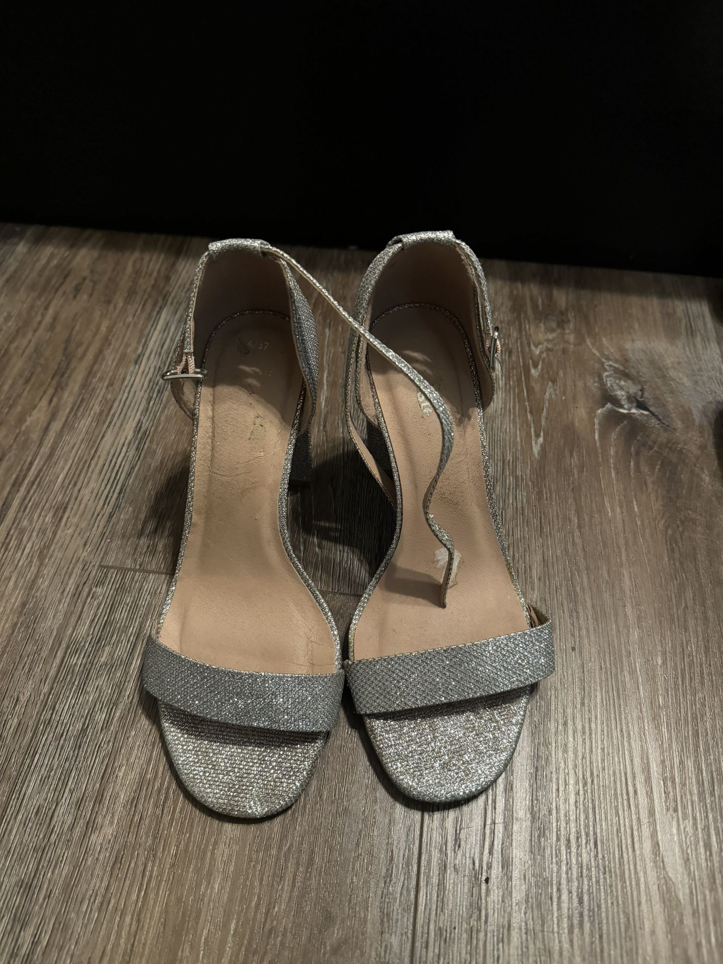 Silver Size 7 Heels