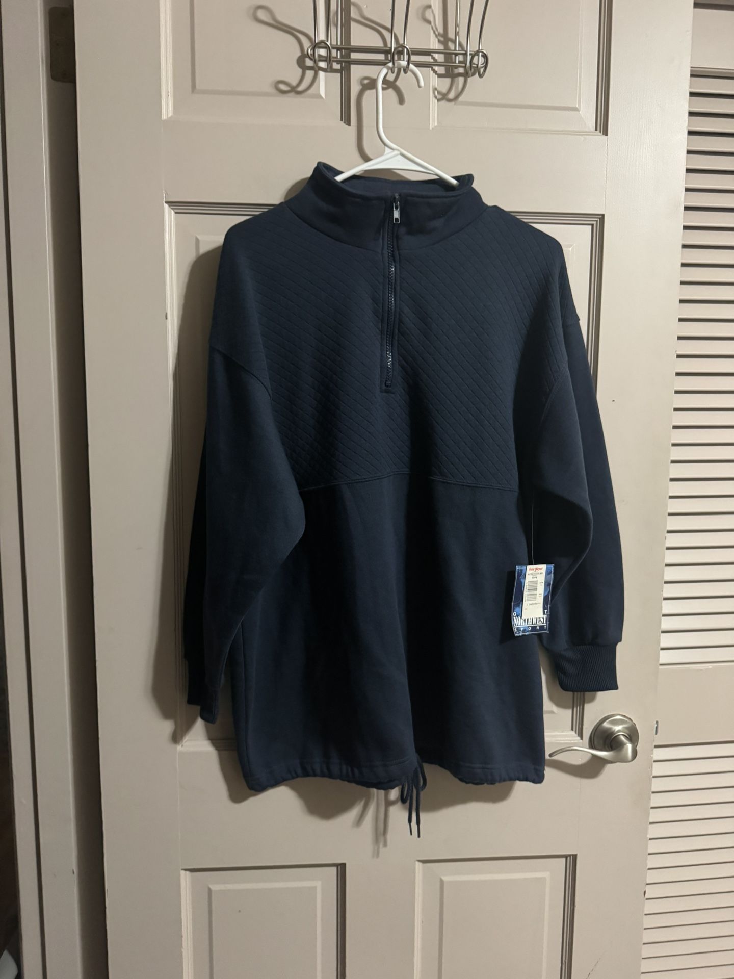 Vintage Great Northwest Fleece Jacket Mens Large Pullover Soft NWT