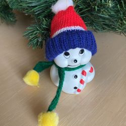 $5 Christmas Ornament Snowman 1987