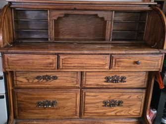 Vintage roll top desk