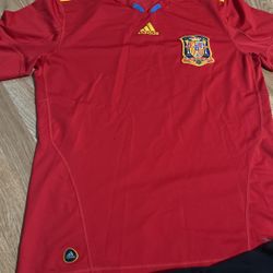 Vintage Spain Soccer Jersey