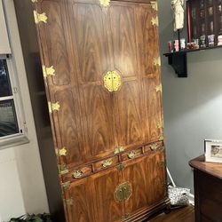 Imported Vintage Asian Armoire