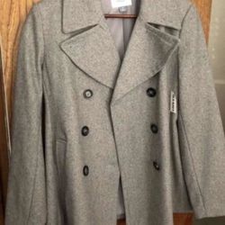Vintage Old Navy Gray Peacoat