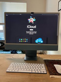 Apple iMac 24” M1 (2021) Blue — Excellent Condition
