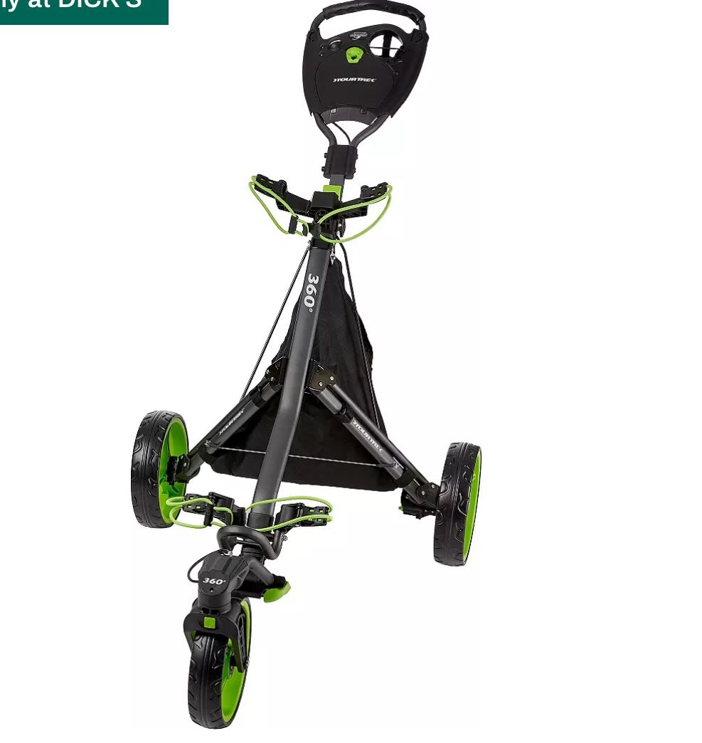 TourTrek 360 3-Wheel Push Cart