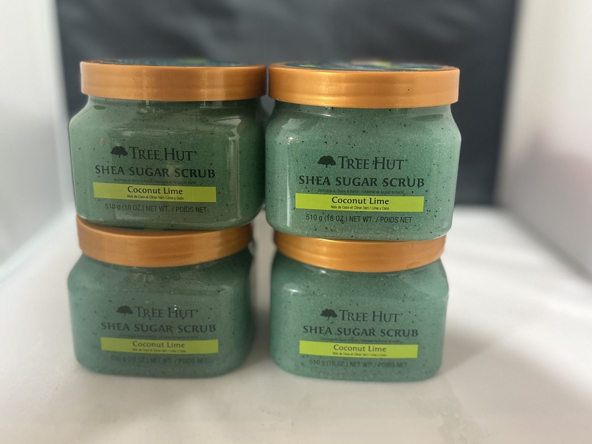 4-pack Coconut Lime Tree Hut Sugar Scrub
