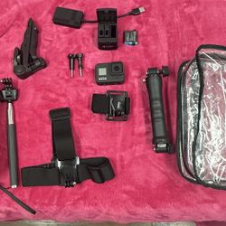 GoPro 8 BLACK With Attachments And Hardware