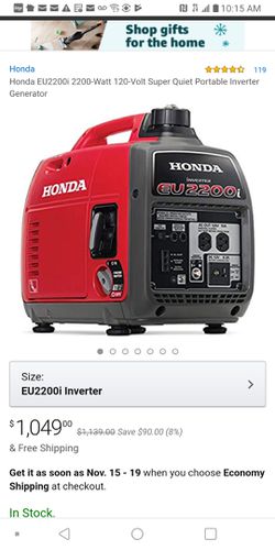 2200 honda generator