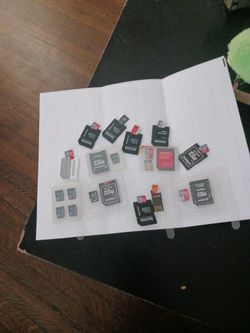 10  32g SD Cards With 11 Adapters