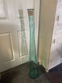 Tall Glass Base Or Decor