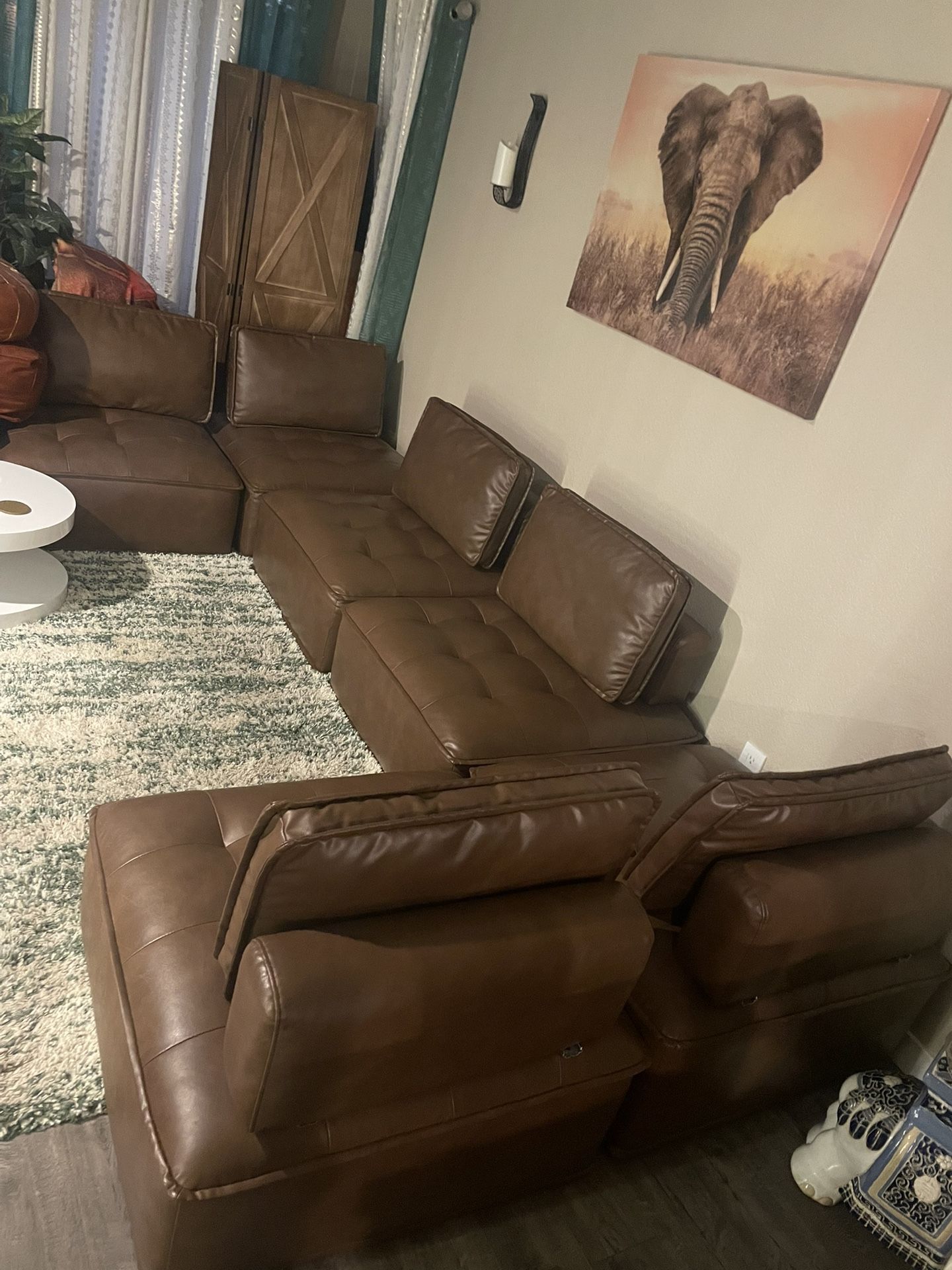 Modular Sectional Sofa 6-Piece