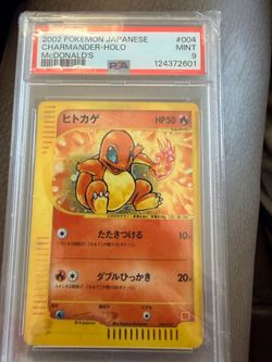 2002 Japanese Charmander McDonald’s promo holo