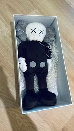 KAWS Companion Plush Figure Black Rare