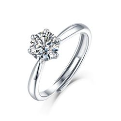 VVS1 Mossinite Engagement Ring