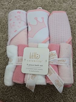 🔥 NEW Baby Girl Hooded Towel Sets – Must Go! Bundle Deal