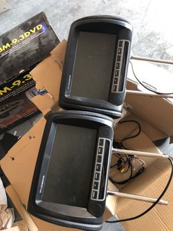9” head rest tvs