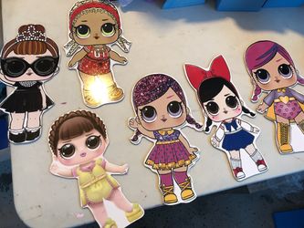 11” LOL Wooden Dolls - $4 Each
