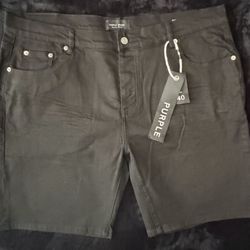 Black Waist Size 40 Jorts 