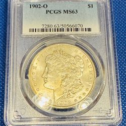 1902-O Morgan’s Silver Dollar MS63