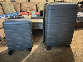 BYMWAY Hardcover Suitcase Set of 2 for Sale 