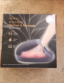 Homedics 2-in-1 Foot Warmer & Massager