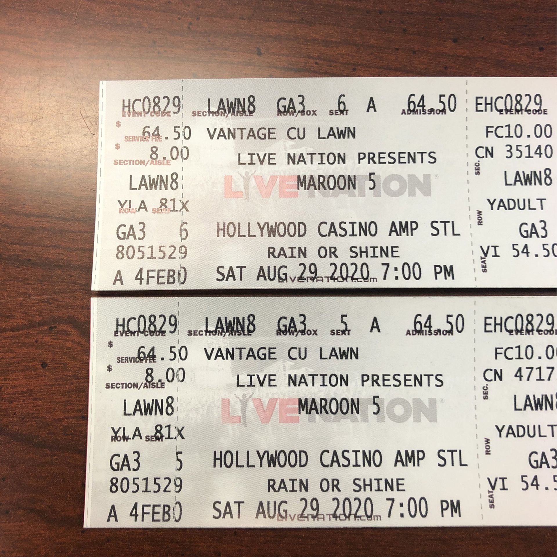 Maroon 5 Tickets 