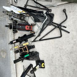 Car Jacks And Tools All In The Picture 