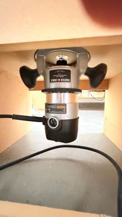 Porter cable 1-3/4 HP  router and router bits $200 OBO