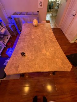 **FREE** Large Marble Top Dining Table