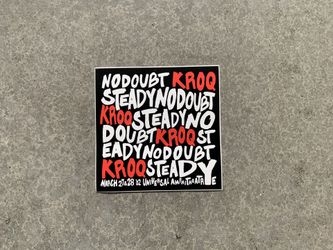 KROQ x No Doubt - sticker - 2002