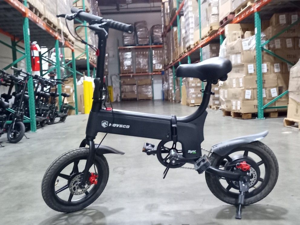 HOVSCO Sync Max 14" Black Folding EBike