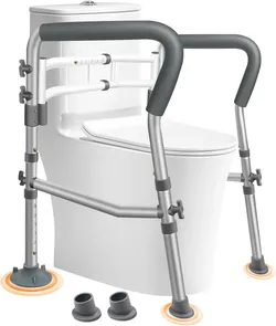 Toilet safety rails
