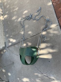 Swing Seat With Chain And Hooks