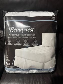 Beautyrest Waterproof Queen Mattress Pad