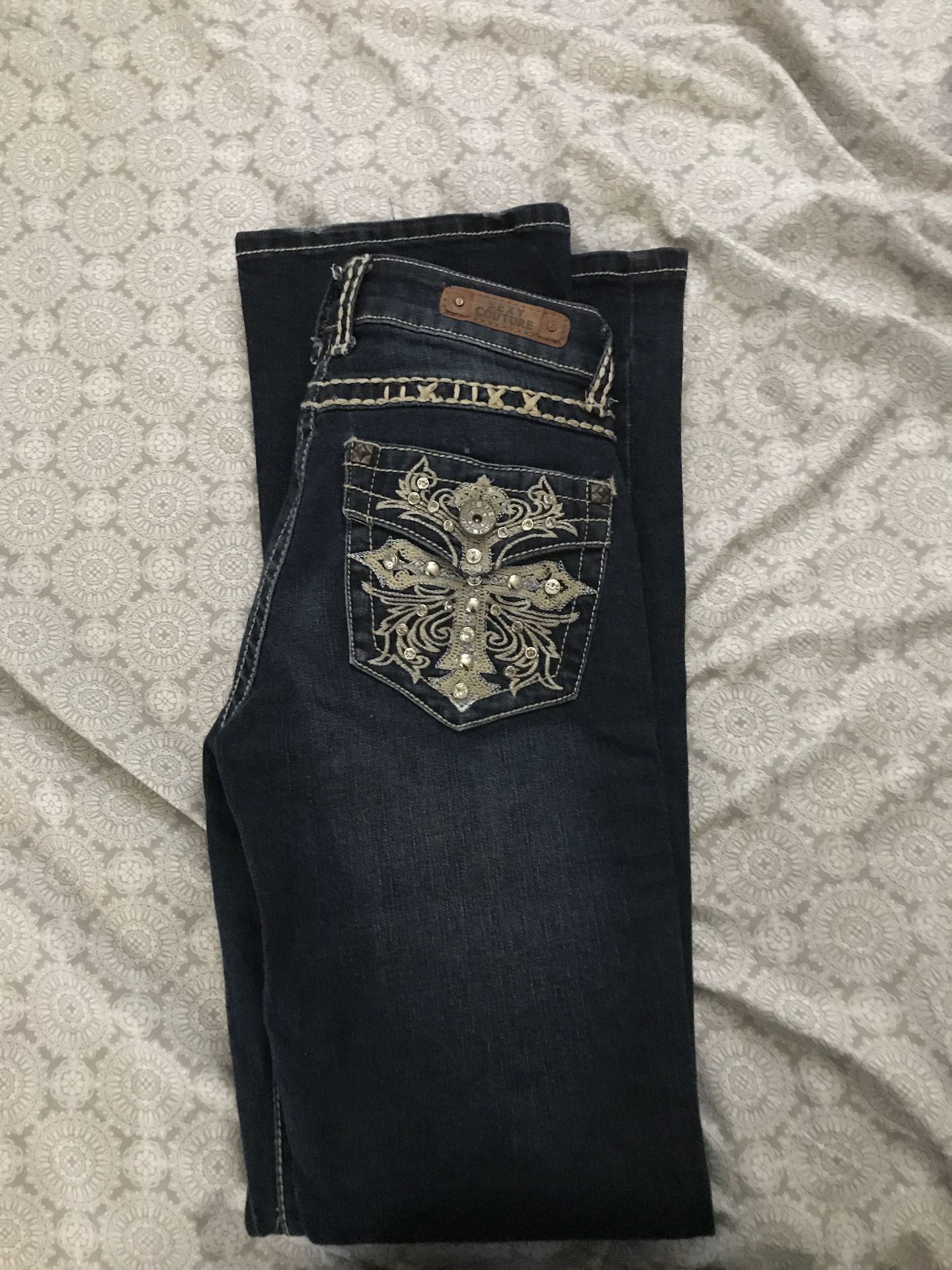 Dark bootcut jeans