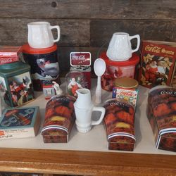 Vintage Coke Cola Tins & More